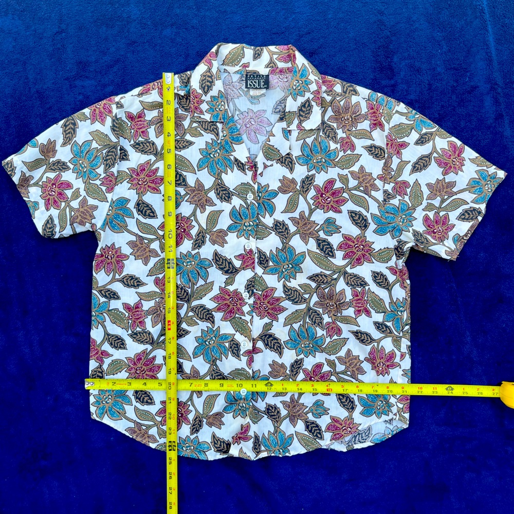 Vintage Issue™ Floral Cream Button Down Shirt